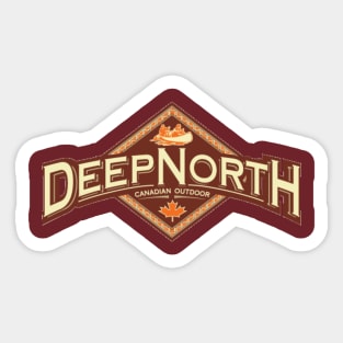 Deep North Canadian Outdoor Sticker